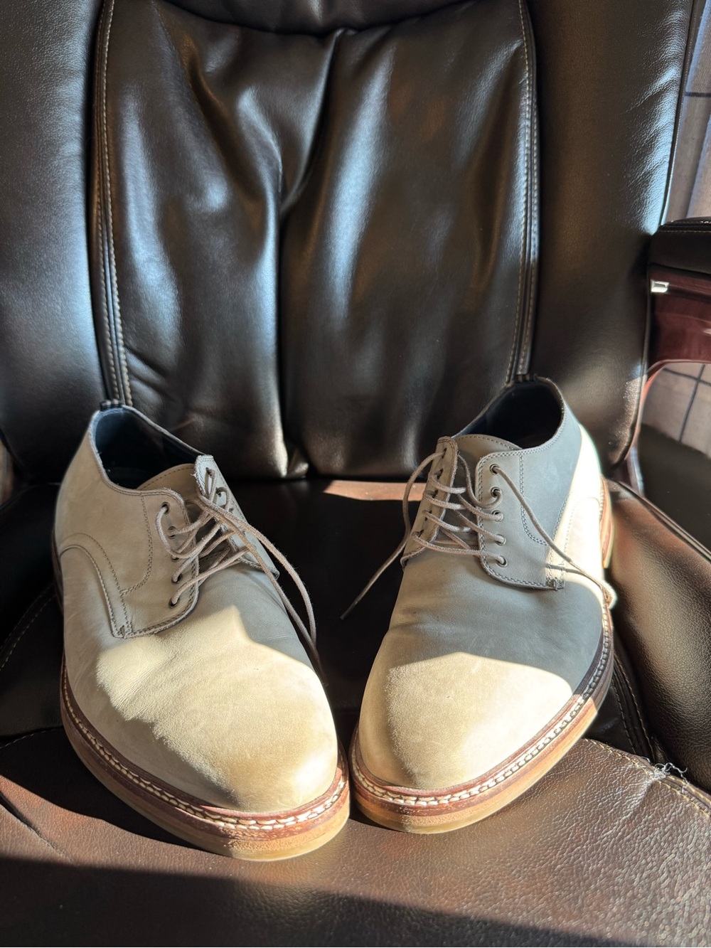 Cole Haan Oxford Casual Dress Shoes Grey Size 13 Lightweight